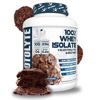 VMI Sports ProtoLyte 100% Whey Isolate Protein Powder, Chocolate Fudge Cookie, 70 Servings, with Amino Acids, Electrolytes, High Protein, Gluten Free, Lactose Free, Sugar Free
