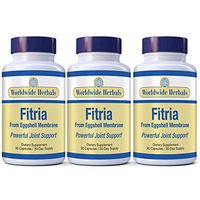Fitria All-Natural Joint Supplements for Men and Women, Turmeric, Glucosamine Chondroitin, Hyaluronic Acid, Boswellia, White Willow Bark, Joint Flexibility Support Formula 90 Day Supply