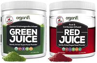 Organifi: Green Juice & Red Juice Bundle - 30 Day Supply - Superfood Supplement Powder - Boosts Metabolism & Immune System - Detox & Revitalize - Reverse The Signs of Aging