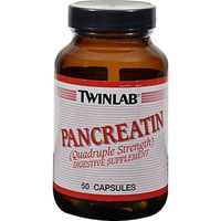 Twinlab Pancreatin - 50 Capsules
