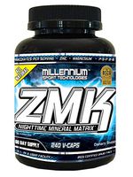 Millennium Sport Technologies, ZMK, 240 Vegetarian Capsules, Nighttime Mineral, Multi-Mineral, BSCG Certified