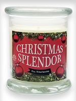 S&M Web Widgets Christmas Splendor Natural Scented Soy Wax 12oz Candle ~ Aromatherapy Soy Candles Burn Longer ~ Non-Toxic ~ 100% Yinzer Made in USA ~ Gift for Special Occasions