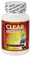 Clear Migraine Clear Products 60 Caps