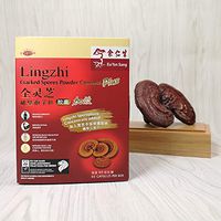 Eu Yan Sang Lingzhi (Reishi) Cracked Spores Powder Plus with Ganoderma Lucidum Concentrate - 100% Natural Immunity Booster| Improves Sleep Quality| Cardiovascular, 60 Capsules X300mg - Extra Strength