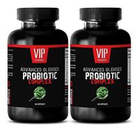 Probiotic Complex - Advanced Blended PROBIOTIC Complex - Reduces Candida - 2 Bottles 120 Capsules