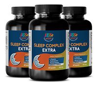 Wellness Formula 180 Tablets - Sleep Complex Extra 952MG - melatonin Plus l theanine - 3 Bottles (180 Capsules)
