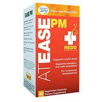 Redd Remedies - At Ease PM, Promotes a Restful Sleep with GABA and L-Theanine, 30 Count