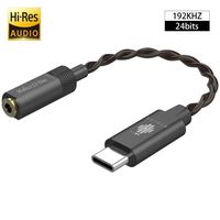 HIDIZS S3 Portable Headphone Amp/USB C DAC/Audio Amplifier for Android/Windows/MacOSX System Smartphone Laptop (Black)