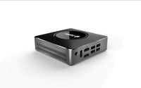 Zignbox GL0164WHV Fanless Mini PC Intel Gemini Lake N4000 CPU Up to 2.6GHz 4GB Memory 64GB eMMC Dual HDMI Dual LAN Windows 10 Pro (64GB + WIN10 PRO) Thin