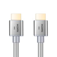 Buyer's Point Ultra High Speed HDMI 2.1 Cable CL3 Rated Dynamic HDR 1.8M(6ft) 8K 120Hz, 48Gbps, Dolby Vision, eARC, Compatible with Apple TV, Nintendo Switch, Roku, Xbox, PS4,(Gray CL3 Pack, 2 Pack)