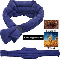 Heating Pad Microwavable Moist Therapy Reusable Extra Large Heavy Weighted Warm Heat Compress Pack for Back Pain Relief, Neck and Shoulders (2)