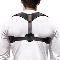 Back Posture Brace for Womens, Mens & Teens - Comfortable and Effective Posture Corrector to Improve Slouching & Hunching - Shoulder Clavicle Support for Pain Relief (Fits 25"-48" Chest)
