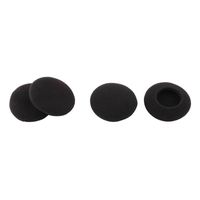uxcell Sponge Earphone Headset Foam Covers Cushions Pad Protector 4.5cm Dia 4 PCS Black