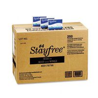 Stayfree Folded Sanitary Napkins, White (RCM04) Category: Sanitary Napkins