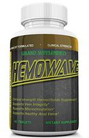 HEMOWAVE The Natural Approach to Hemorrhoid Treatment. Piles and Swelling Relief. Pain Relief. With Vitamin K. 60 Tablets