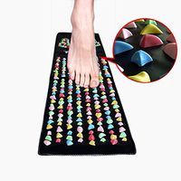 67 X 13.8 inches Healthy Foot Walking Mat Reflexology Walk Stone Foot Massage Leg Massager Mat