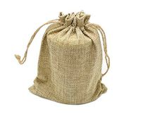 AKOAK 10 Pcs 5 x 7 Inches Wedding Party Christmas Favor Vintage Burlap Jute Sacks