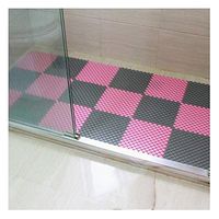 GHHZZQ Splice Non-Slip Bathtub Mats Hollow-Carved Design Household Foot Pad Kitchen Balcony Shower Stall Mat, 21 Colors, 125x100cm, 20 Tablets (Color : D, Size : 20-Tiles 125CMx100cm)