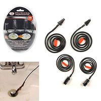 4 Pc Drain Snake Clog Remover 28" Sink Slow Fix Hair Clear Tool Removal Cleaner