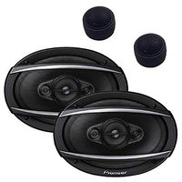Pioneer TS-A6960F 6x9 4-Way 450 Watts Coaxial Speakers W/Free Pair of Tweeters