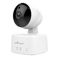 Ebitcam Smart Home WiFi Camera,Pan/Tilt/Zoom Remote Monitor, Night Vision, Two-Way Audio, Motion Alarm, Available for iOS/Android/PC,Cloud Service Available,Work with Alexa