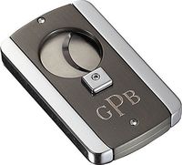 Personalized Visol Axe Satin Gunmetal Finish Cigar Cutter with Free Engraving