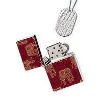New Vibe Silver Flip Top Lighter - Indian Elephant Walk