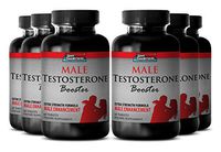 Tribulus Natural - Male Testosterone Booster - Premium Testosterone Booster for Men (6 Bottles 360 Tablets)