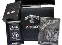 Zippo Gift Set Jack Daniels Blk Lighter/Cards