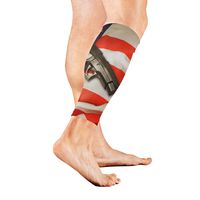 Leg Sleeve America and Gun Calf Sleeves 1 Pair for Men/Women Running/Cycling/Maternity/Travel/Ourdoor Activities