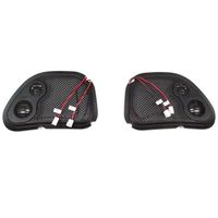 J&M Corporation Unisex-Adult Rokker Xx Fairing Speaker Grills W/Mid-Twt 98-2013 Harley RoadGlide (Black, One Size)