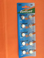 10 Piece Card AG8 LR55 G8 391A 391 LR1150 191 CX191 1.5 Alkaline Battery with SHL LLC Coupon and 2 Year warantee