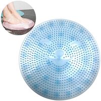 Lazy Foot Brush Scrubber Massager | Anti Slip Shower Mats | Bath Wash Cushion Tub Mat | Foot Acupressure Silicone Cleaner Pad | Foot Back Cleaner Exfoliator Pad