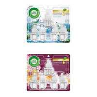 Air Wick Plug in Scented Oil 5 Refills, Fresh Waters and Summer Delights, (5x0.67oz), Essential Oils, Air Freshener