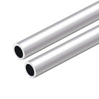 uxcell 6063 Aluminum Round Tube 300mm Length 16mm OD 12mm Inner Dia Seamless Aluminum Straight Tubing 2 Pcs