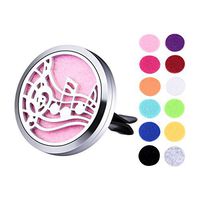 VALYRIA Musical Aromatherapy Car Essential Oil Diffuser Air Freshener Charm