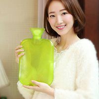 Hot water bottle Hot water bottle red Children hot water bottle Hot water bottle pvc Hot water bottle explosion-proof.8l-redB