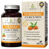 Turmeric Curcumin Capsules with BioPerine 5mg, Superior Absorption, 95% Curcuminoids, Supplement for Arthritis and Inflammation, Natural Joint Pain Relief (60 Capsules, 30 Day Supply)