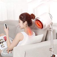 YLTTZ Infrared Light Heating Floor Lamp Electric Moxa Device LED Red Light Therapy for Pain Relief Improve Blood Circulation Adjustable Arm Physiotherapy Instrument 180W