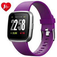 DFFFGGX Smart Watch, Fitness Health 2in1 Men Women Smartwatch with All-Day Heart Rate Monitor Activitity Tracker，with Multifunctional Sport Mode Sleep Tracker Pedometer Watch for Android & iOS Phones