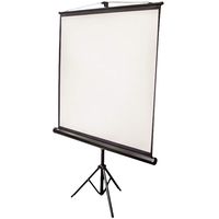NavePoint 67 Inch 1:1 Manual Projection Projector Screen HD Portable Tripod Matte White Stand