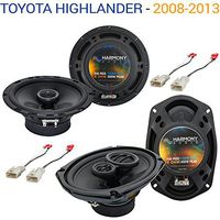 Compatible with Toyota Highlander 2008-2013 OEM Speaker Upgrade Harmony R69 R65 Package New