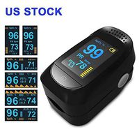 Fingertip Pulse Oximeter Blood Oxygen Sensor,Blood Oxygen Meter,Oxygen Meter Portable Digital Blood Oxygen FDA Approved Pulse Sensor Meter with Alarm and Pulse Rate Monitor for Adults and Children