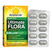 Ultimate Flora Adult 50+ Probiotic Go Pack 30 Billion (Formerly RTS Senior), 30 Count