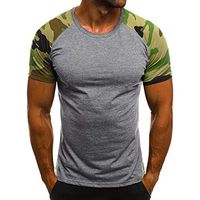 Short Sleeve T Shirt 2019, Liraly Men's Slim Camouflage Printed Top Blouse