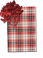 30" X 417' Club Plaid Gift Wrap