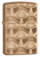 Zippo Tumbled Brass Armor Windproof Lighter