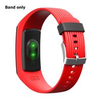 2019 version V16 Smart Sports Smartband for Men & Women 0.96" Big Color Screen IP67 Waterproof with All-Day Heart Rate Blood Pressure Monitor Activity Tracker Compatible for Android & iphone (Red)