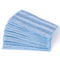 12 Pack Microfiber Mop Pads-Replacement Heads for Wet/Dry Mops Suitable for Hook and Loop Mop Heads Spray Mop RUILLSEN 9.5"