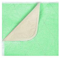 APQ 12 Pack Three-Ply Reusable Underpads 36" x 54". Green Washable Bed Protector Pads for Adults. Absorbent Underpads for Bedwetting Waterproof Mattress Protector for Incontinence.